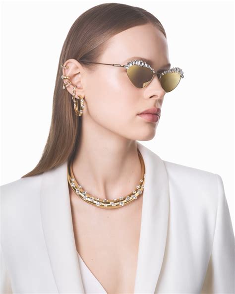 prada sunglasses with swarovski crystals|Swarovski Sunglasses .